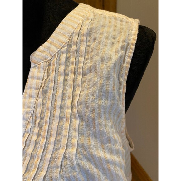 New Direction Blouse Plus Size XL Curvy Woman’s Top Striped Sleeveless Summer - Picture 4 of 10